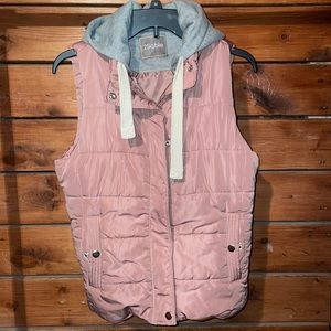 2Sable Pink Puffer Vest